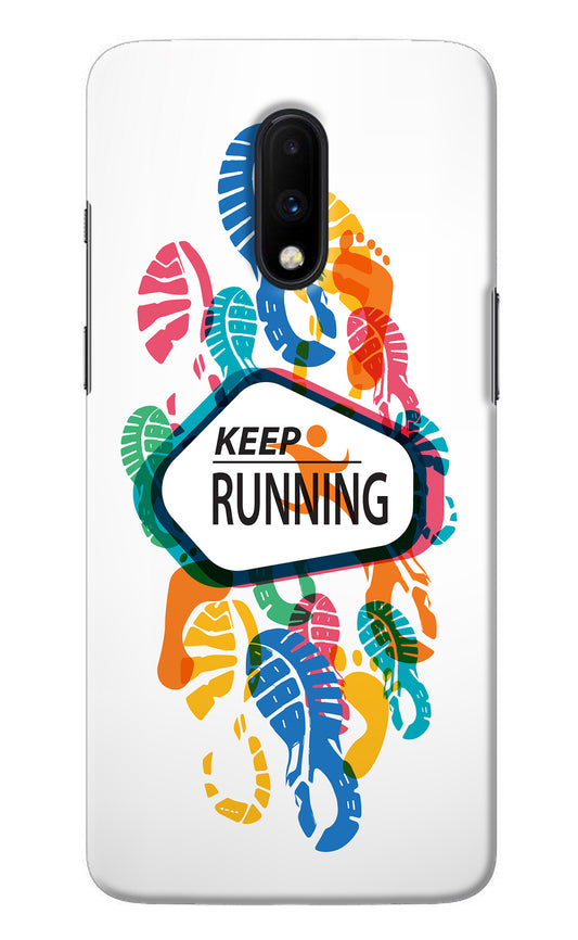 Keep Running Oneplus 7 Back Cover