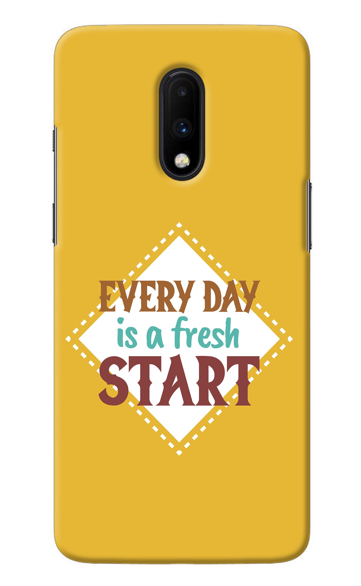 Every day is a Fresh Start Oneplus 7 Back Cover