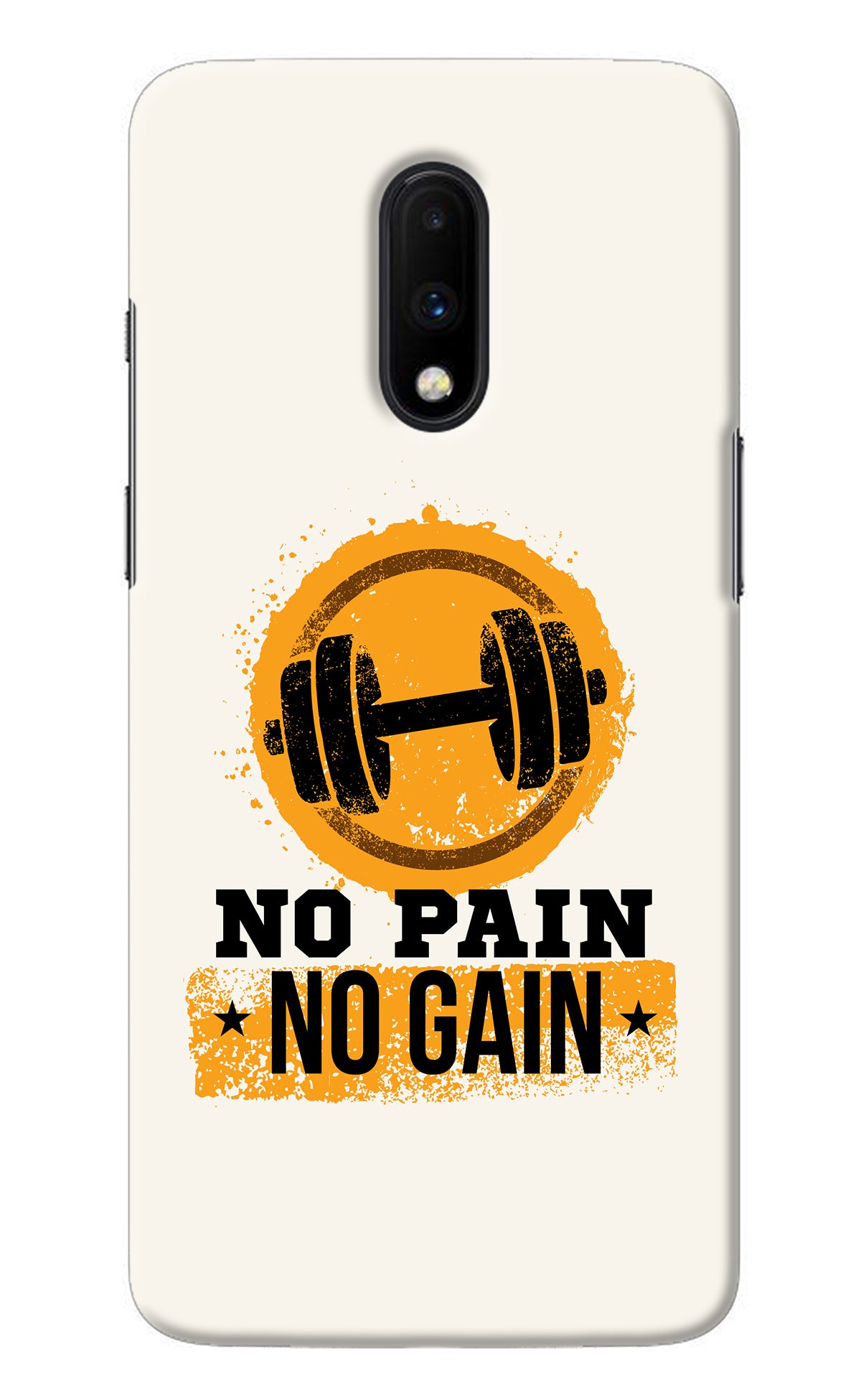 No Pain No Gain Oneplus 7 Back Cover