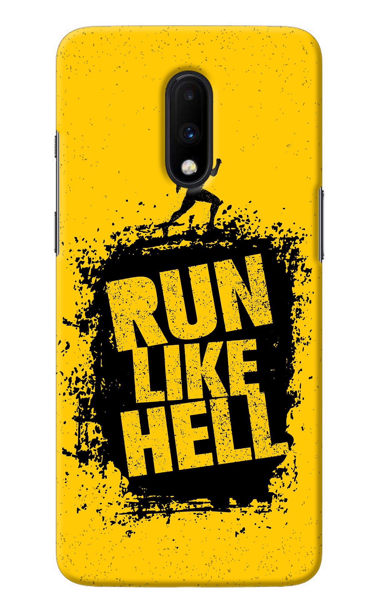 Run Like Hell Oneplus 7 Back Cover