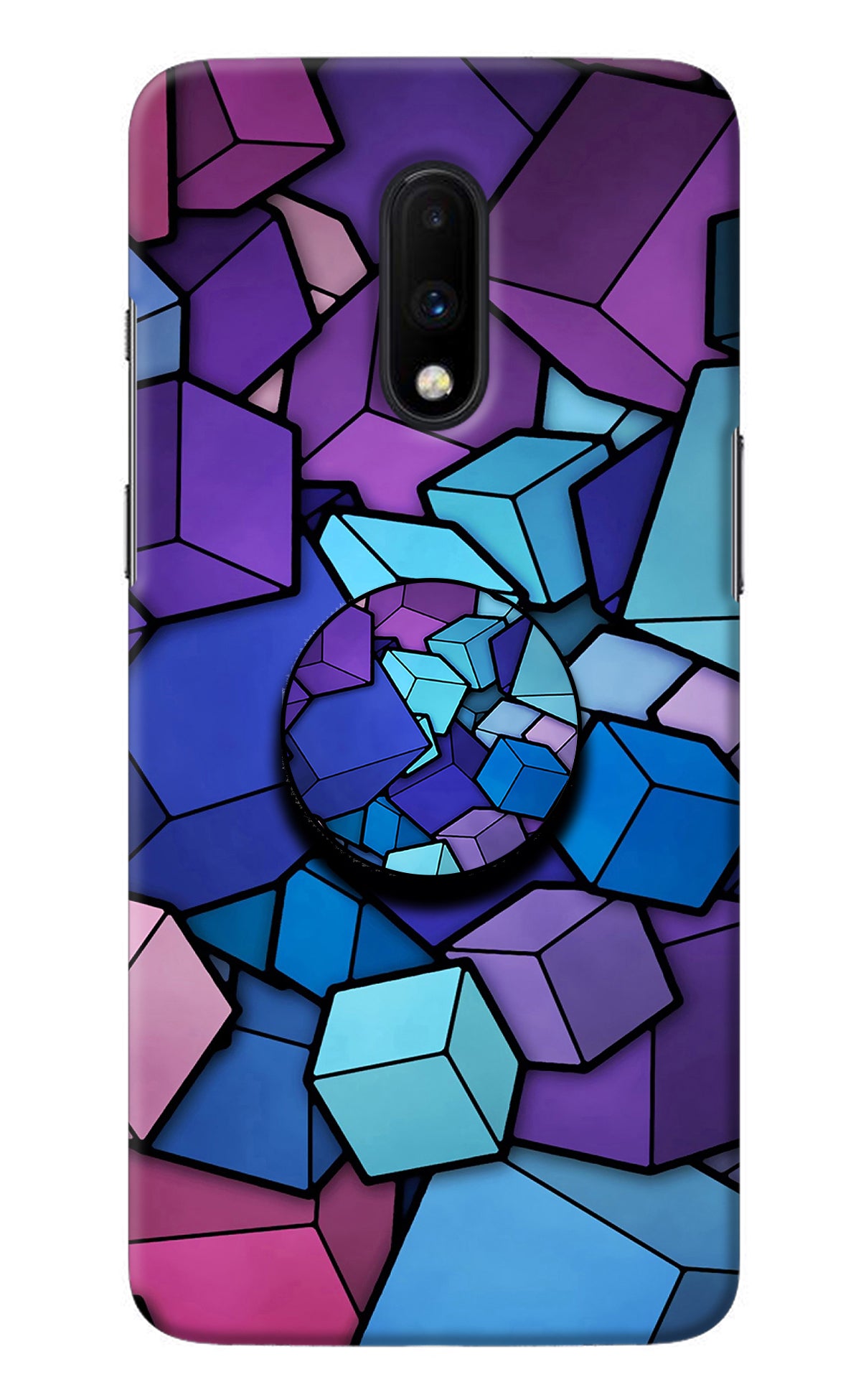 Cubic Abstract Oneplus 7 Pop Case