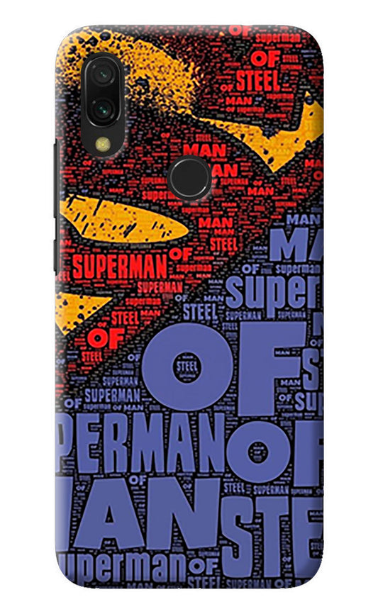 Superman Redmi 7 Back Cover