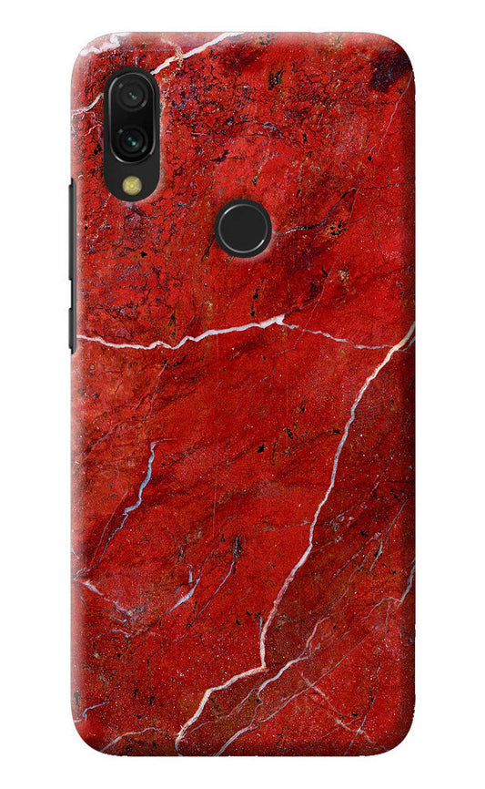 Red Marble Design Redmi 7 Back Cover