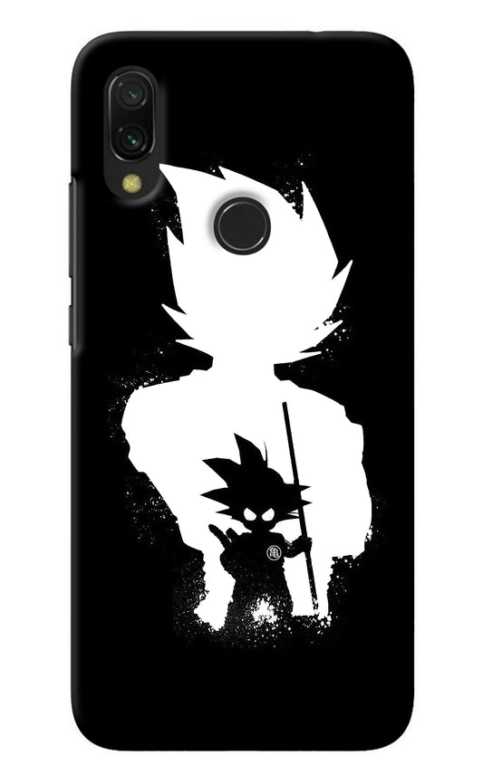 Goku Shadow Redmi 7 Back Cover