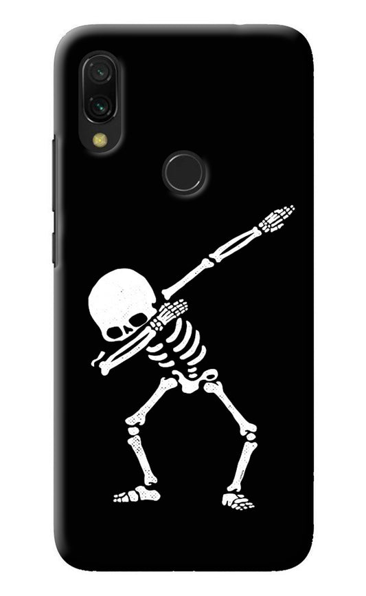 Dabbing Skeleton Art Redmi 7 Back Cover