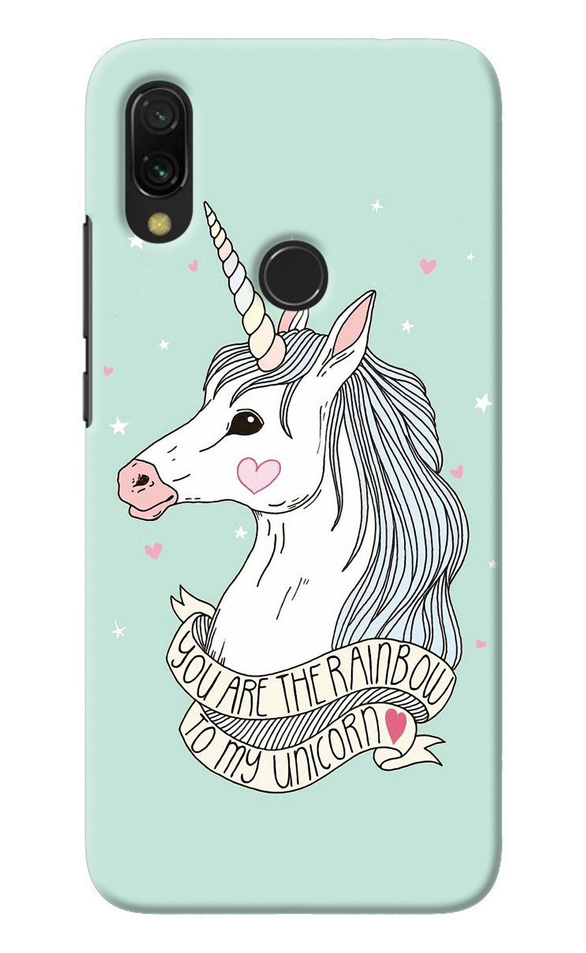 Unicorn Wallpaper Redmi 7 Back Cover