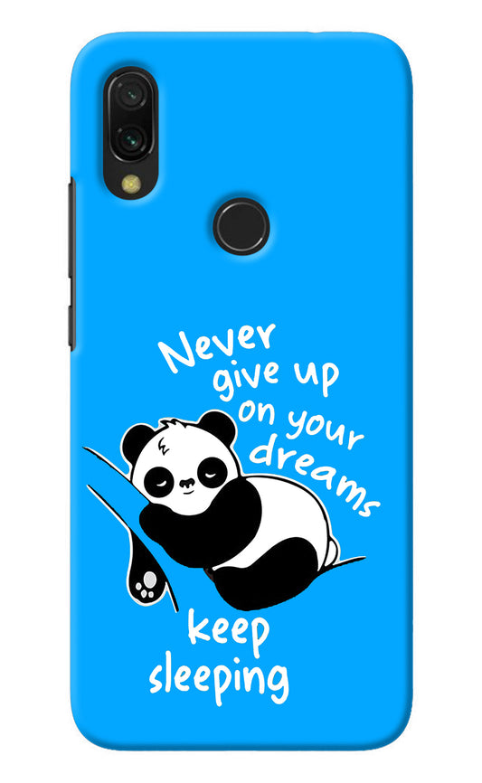 Keep Sleeping Redmi 7 Back Cover