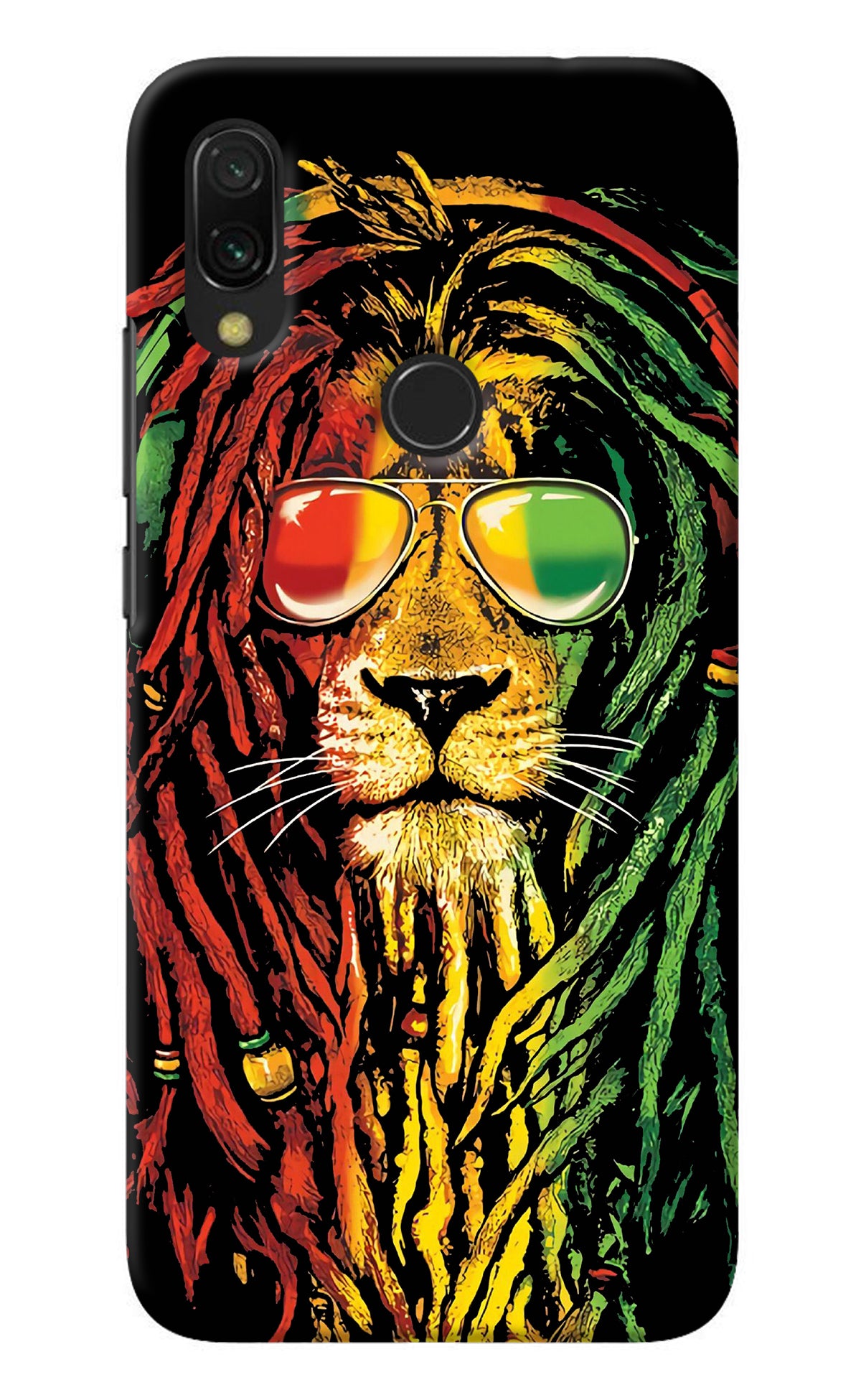 Rasta Lion Redmi 7 Back Cover