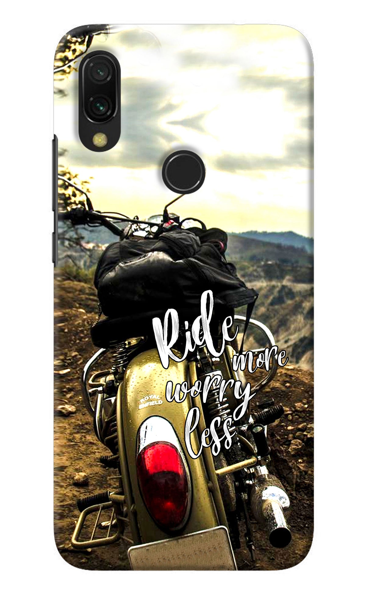 Ride More Worry Less Redmi 7 Back Cover