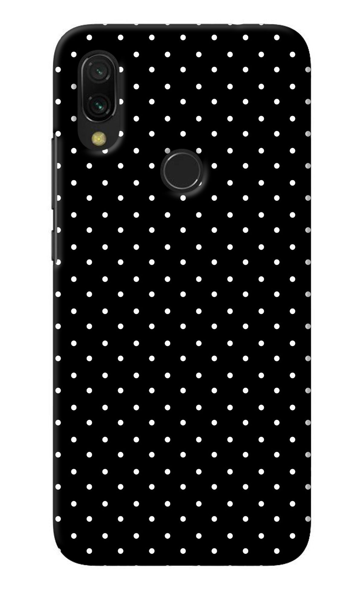 White Dots Redmi 7 Back Cover