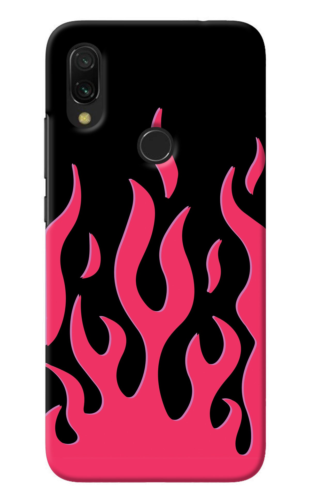 Fire Flames Redmi 7 Back Cover