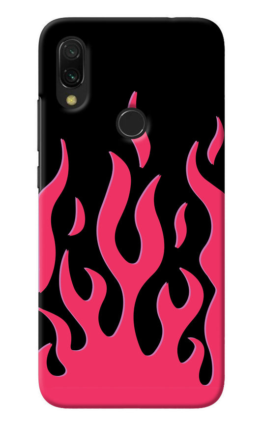 Fire Flames Redmi 7 Back Cover