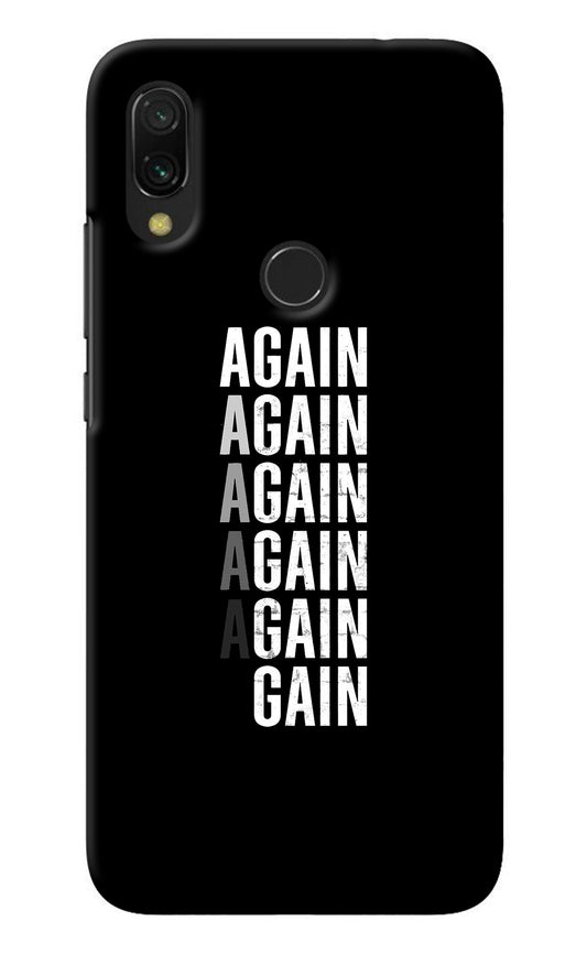 Again Again Gain Redmi 7 Back Cover