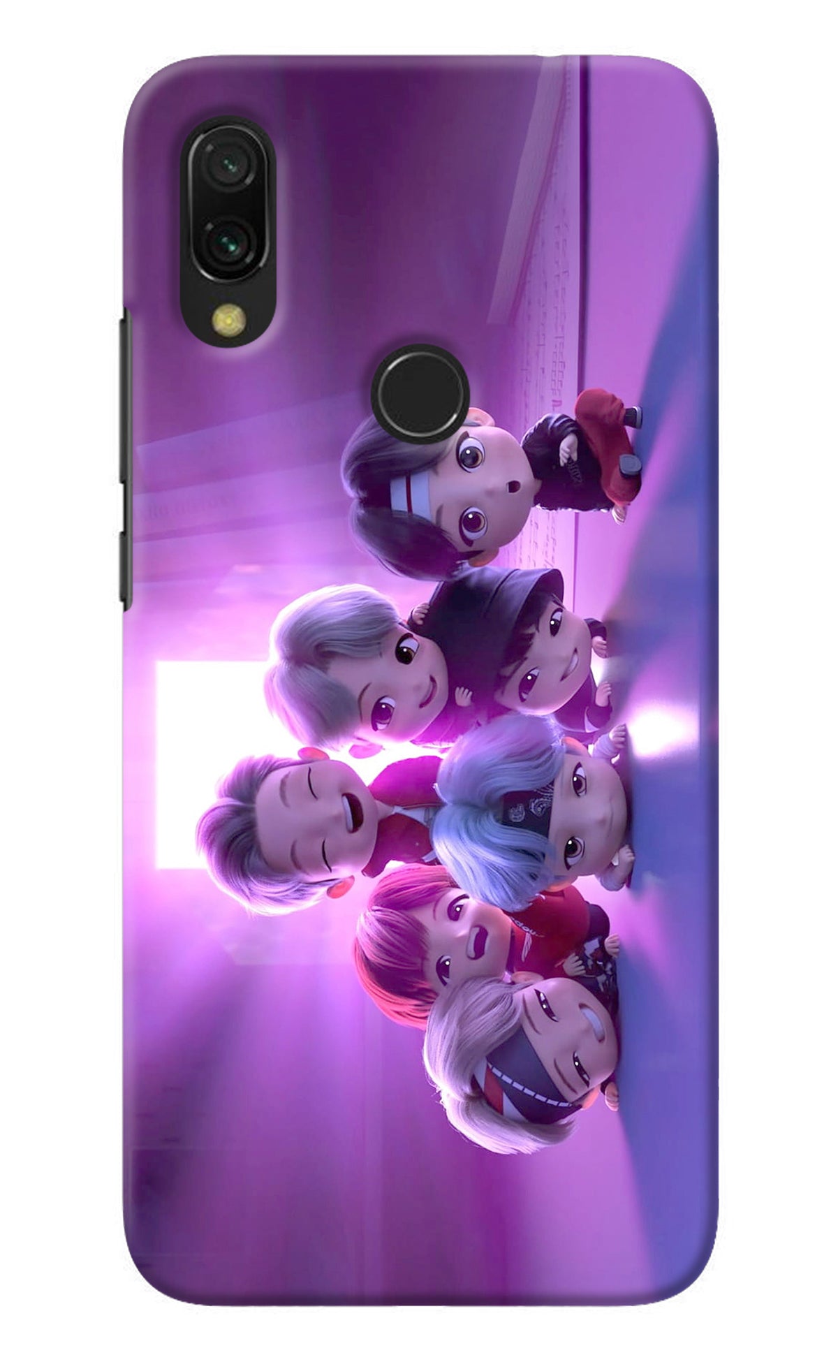 BTS Chibi Redmi 7 Back Cover