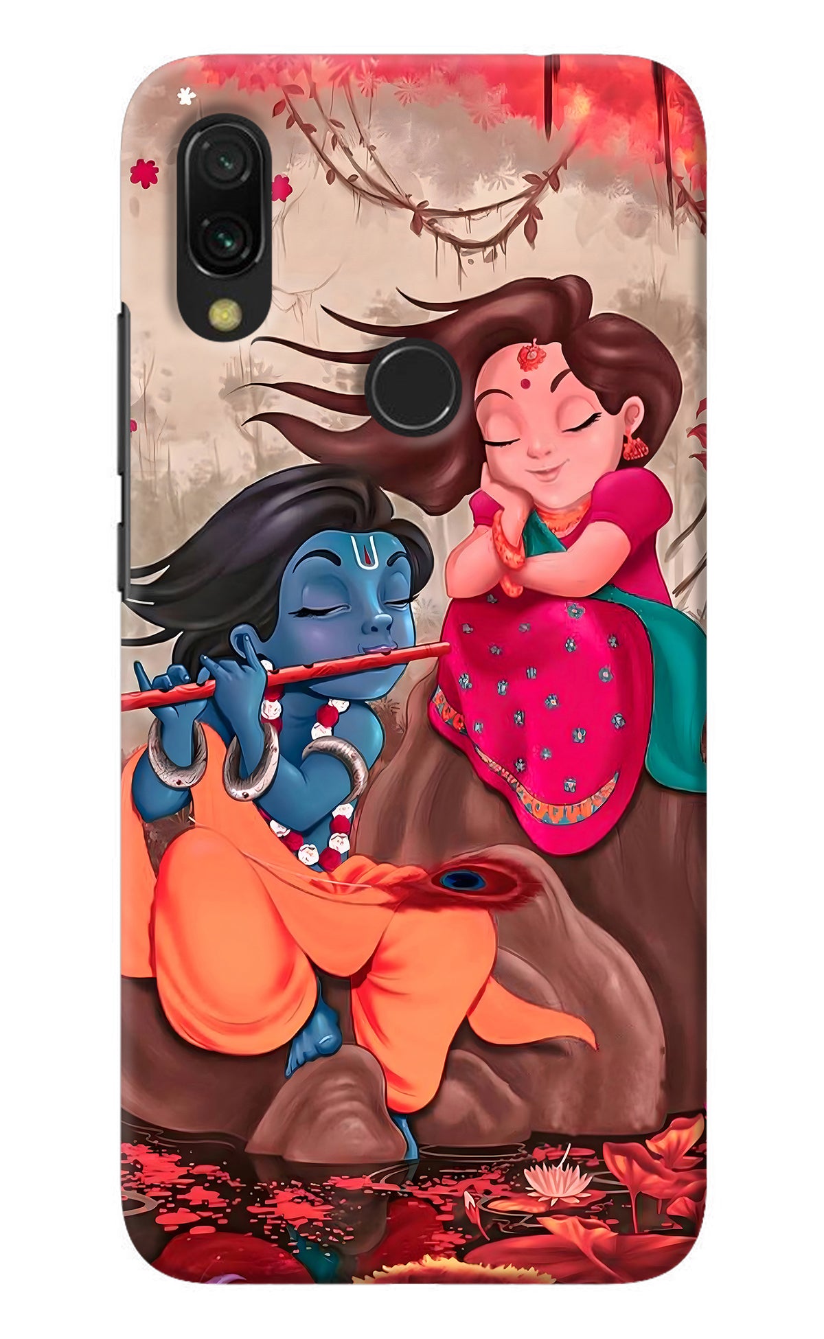 Radhe Krishna Redmi 7 Back Cover