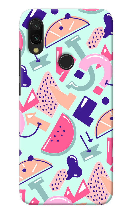 Doodle Pattern Redmi 7 Back Cover