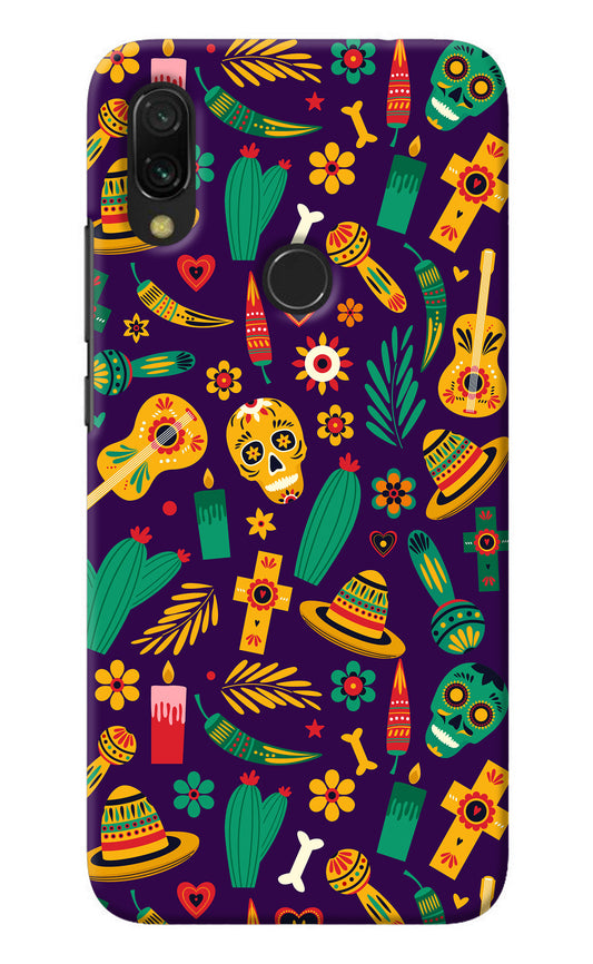 Mexican Artwork Redmi 7 Back Cover