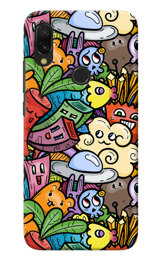 Veggie Doodle Redmi 7 Back Cover