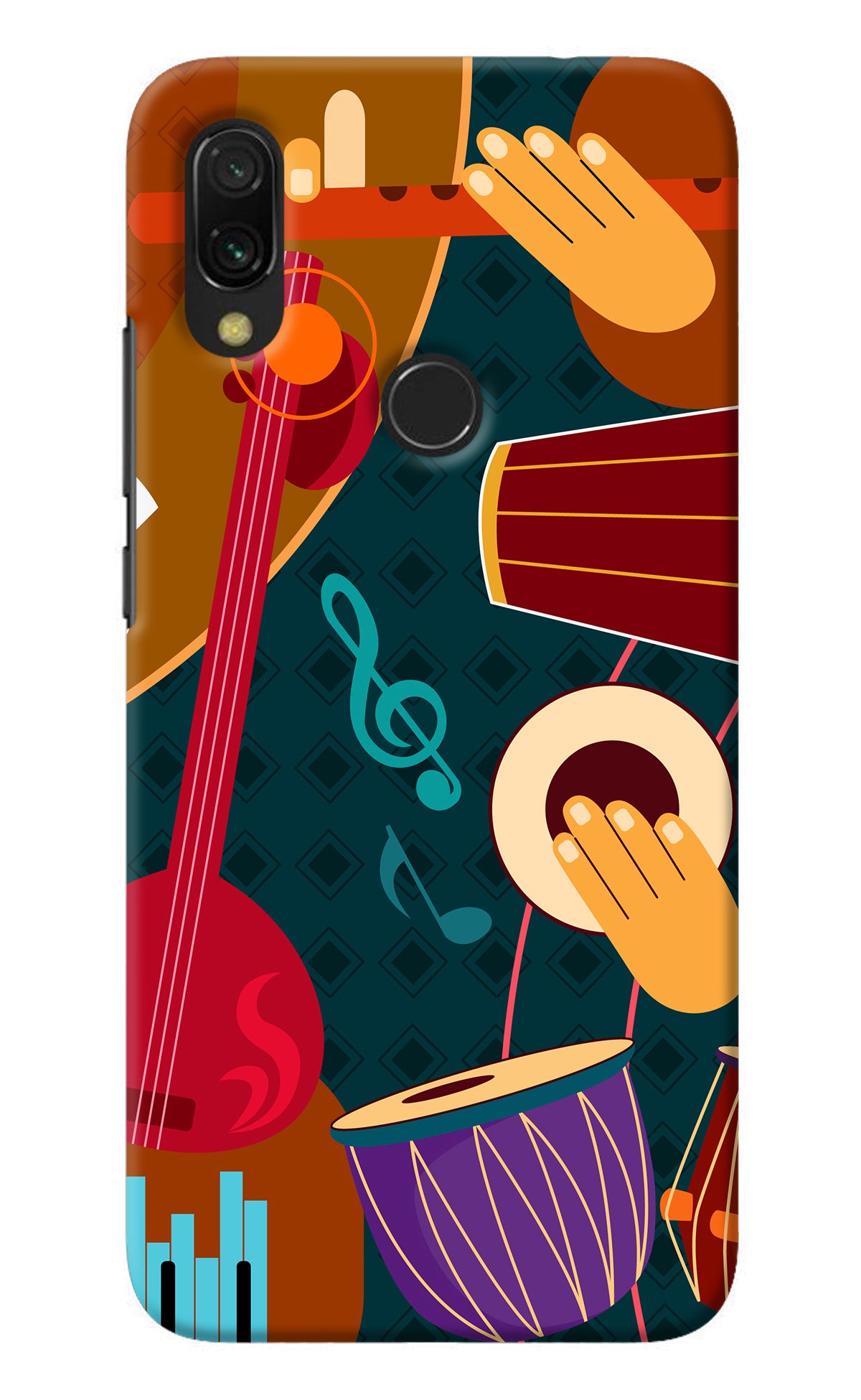 Music Instrument Redmi 7 Back Cover