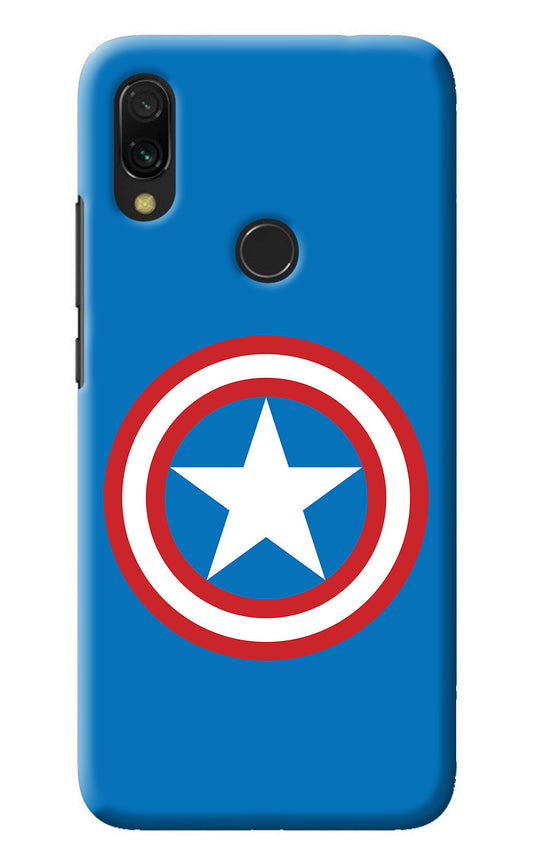 Captain America Logo Redmi Y3 Back Cover