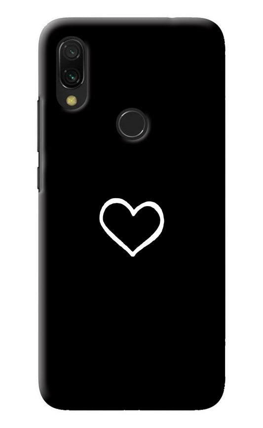Heart Redmi Y3 Back Cover