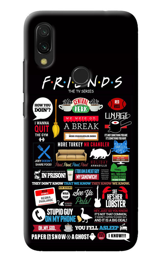 FRIENDS Redmi Y3 Back Cover