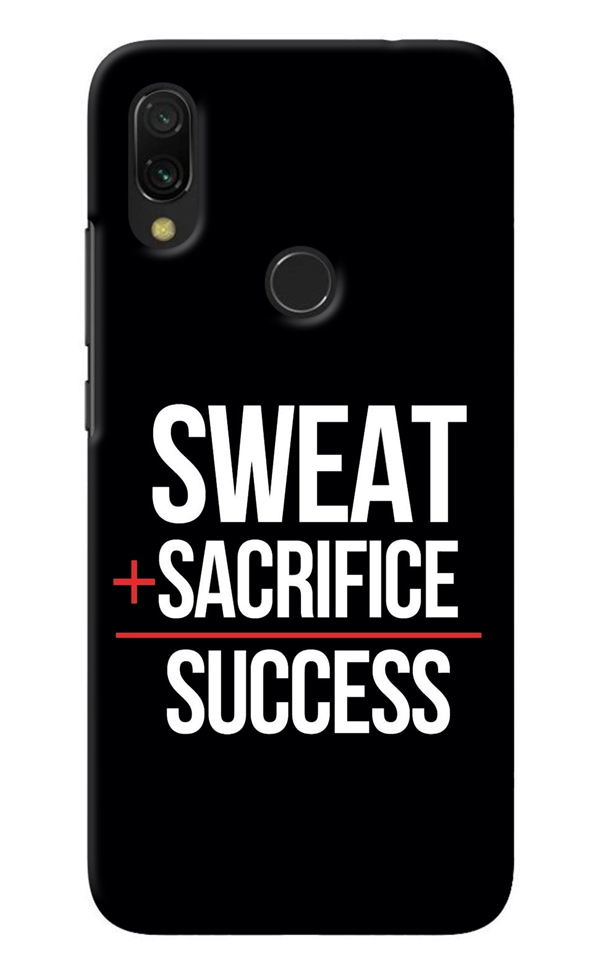 Sweat Sacrifice Success Redmi Y3 Back Cover