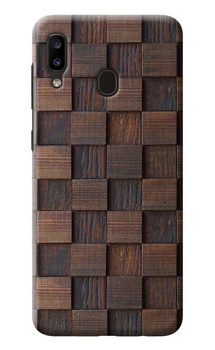 Wooden Cube Design Samsung A20/M10s Back Cover