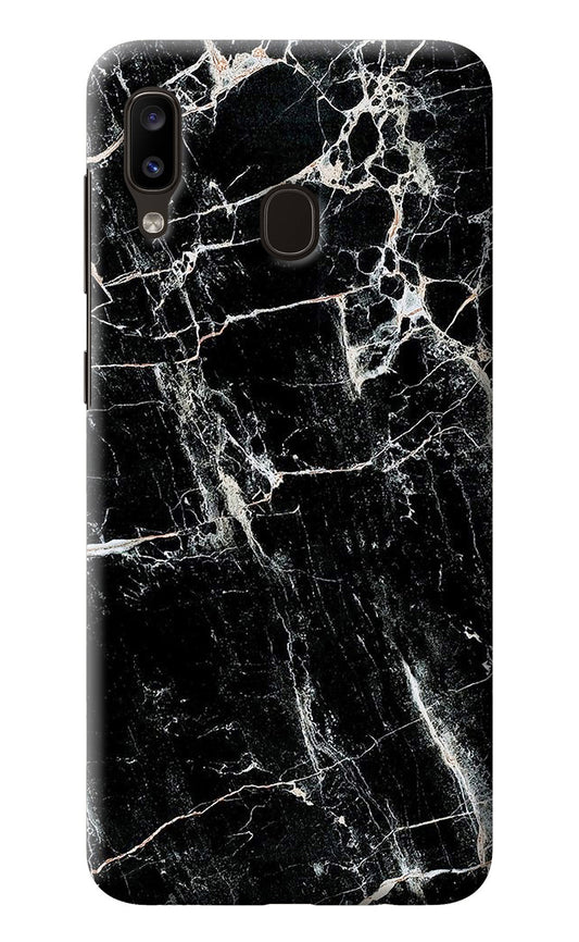 Black Marble Texture Samsung A20/M10s Back Cover