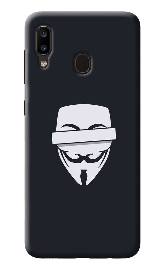 Anonymous Face Samsung A20/M10s Back Cover