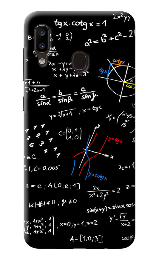 Mathematics Formula Samsung A20/M10s Back Cover