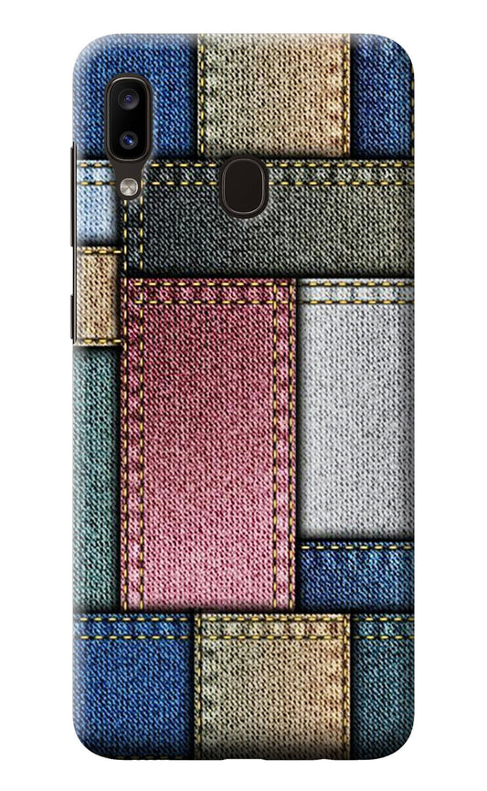 Multicolor Jeans Samsung A20/M10s Back Cover