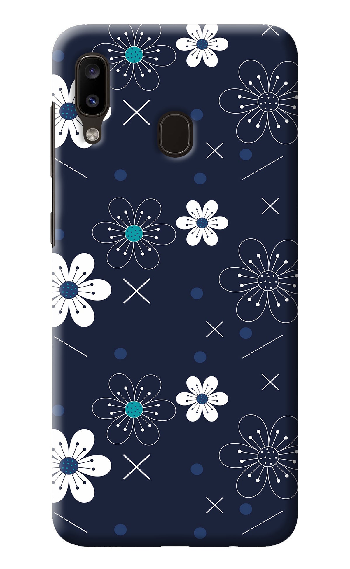 Flowers Samsung A20/M10s Back Cover