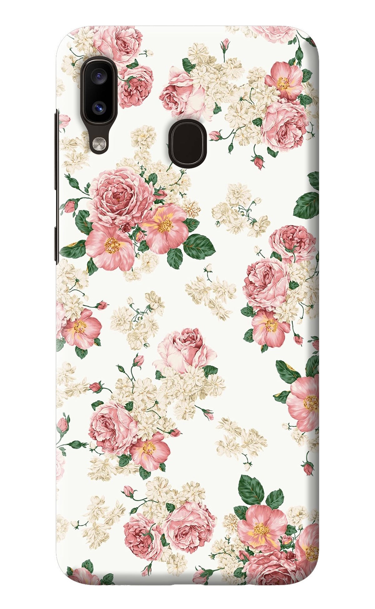 Flowers Samsung A20/M10s Back Cover