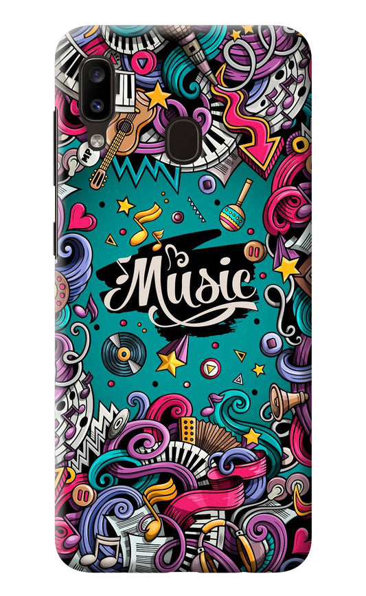 Music Graffiti Samsung A20/M10s Back Cover