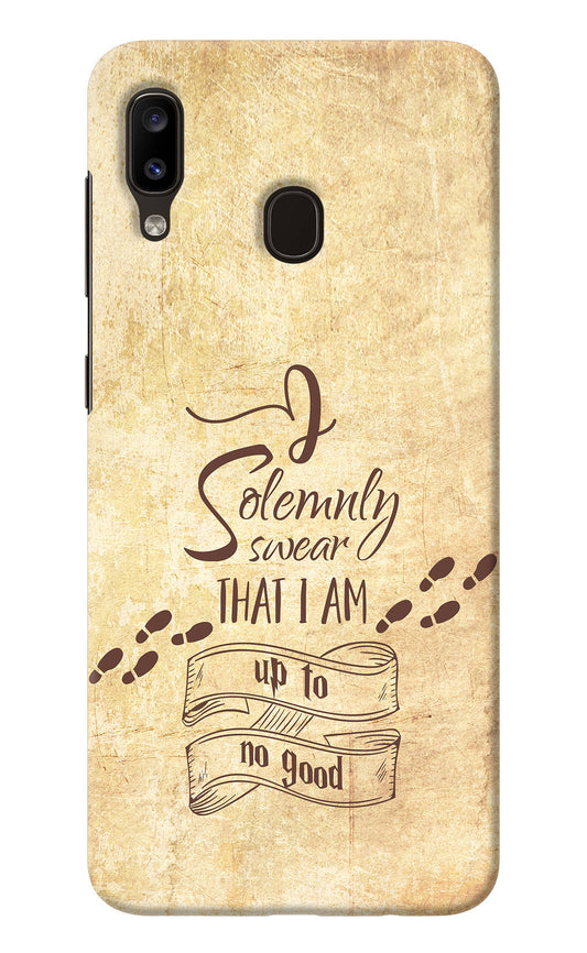 I Solemnly swear that i up to no good Samsung A20/M10s Back Cover