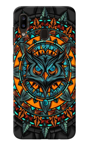 Angry Owl Art Samsung A20/M10s Back Cover