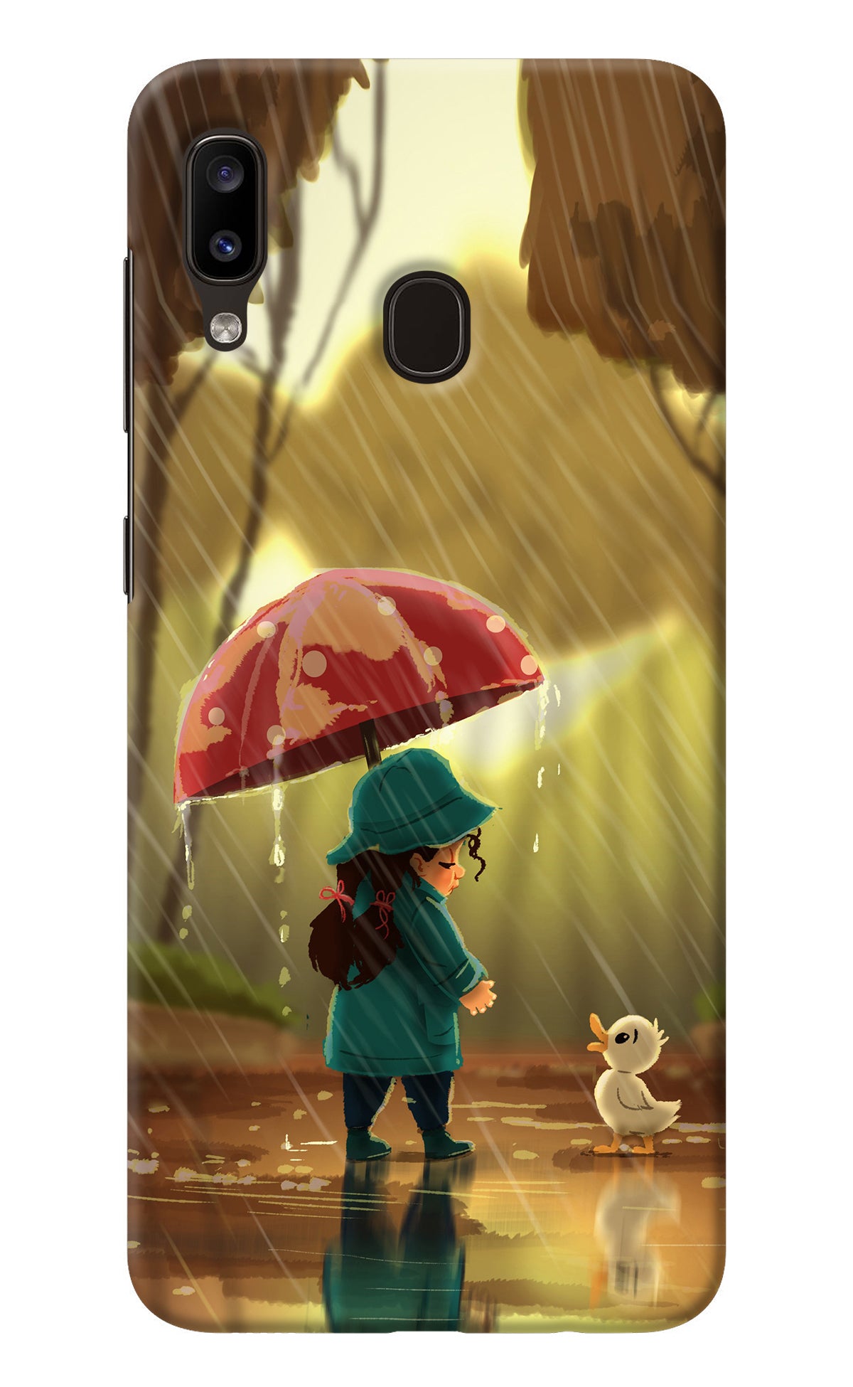 Rainy Day Samsung A20/M10s Back Cover