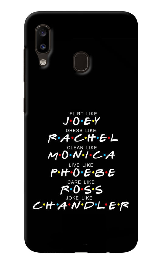 FRIENDS Character Samsung A20/M10s Back Cover