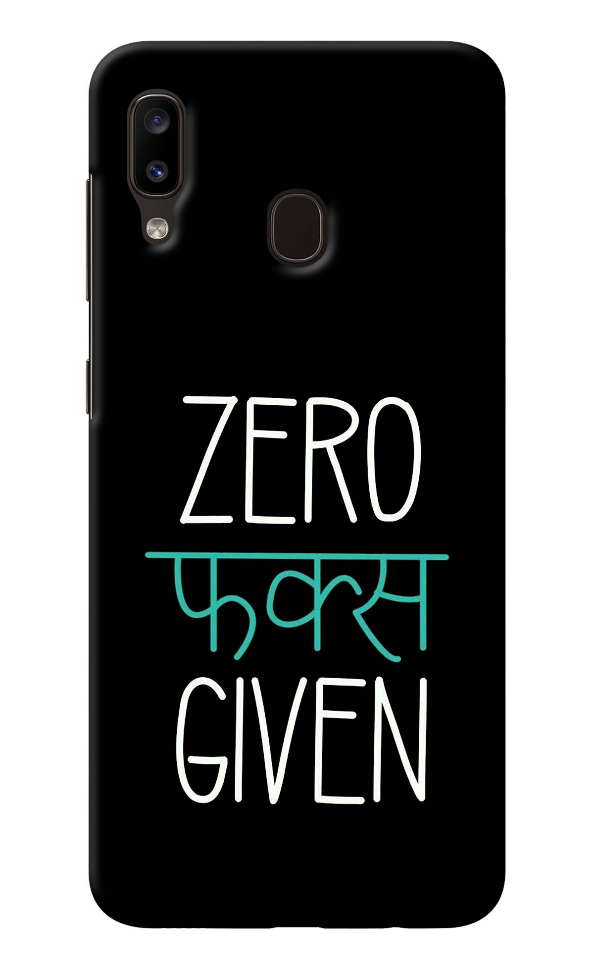 Zero Fucks Given Samsung A20/M10s Back Cover