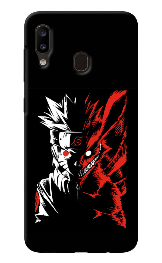 Naruto Two Face Samsung A20/M10s Back Cover