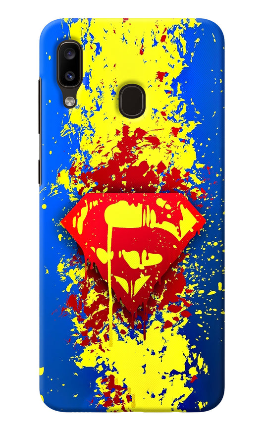 Superman logo Samsung A20/M10s Back Cover