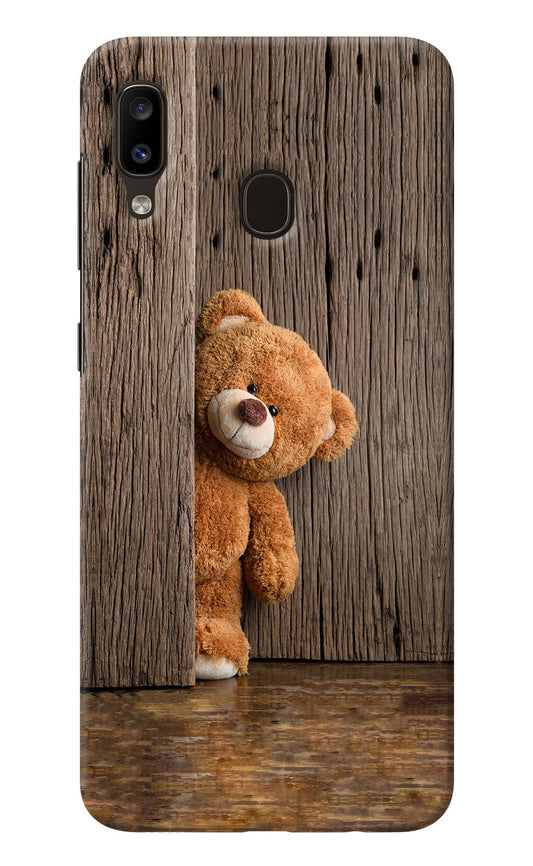 Teddy Wooden Samsung A20/M10s Back Cover