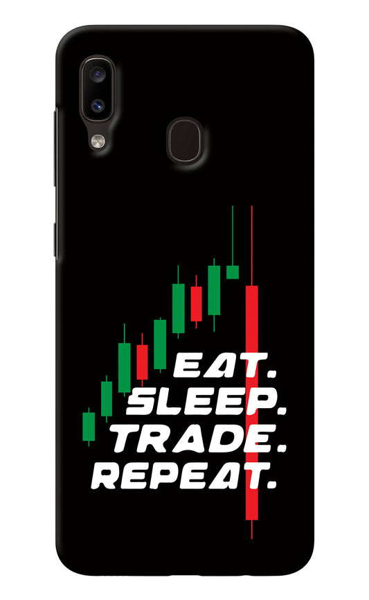 Eat Sleep Trade Repeat Samsung A20/M10s Back Cover
