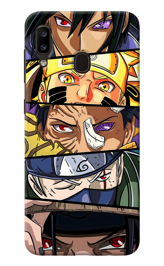 Naruto Character Samsung A20/M10s Back Cover