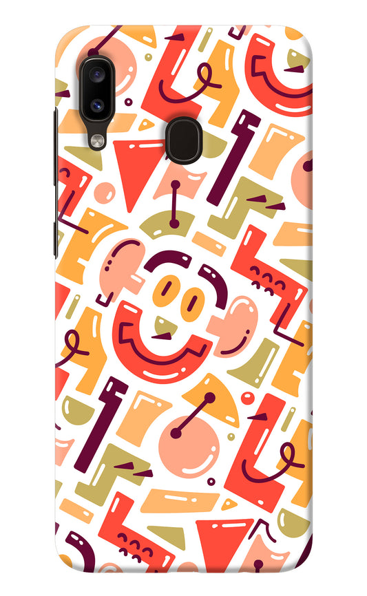 Doodle Pattern Samsung A20/M10s Back Cover