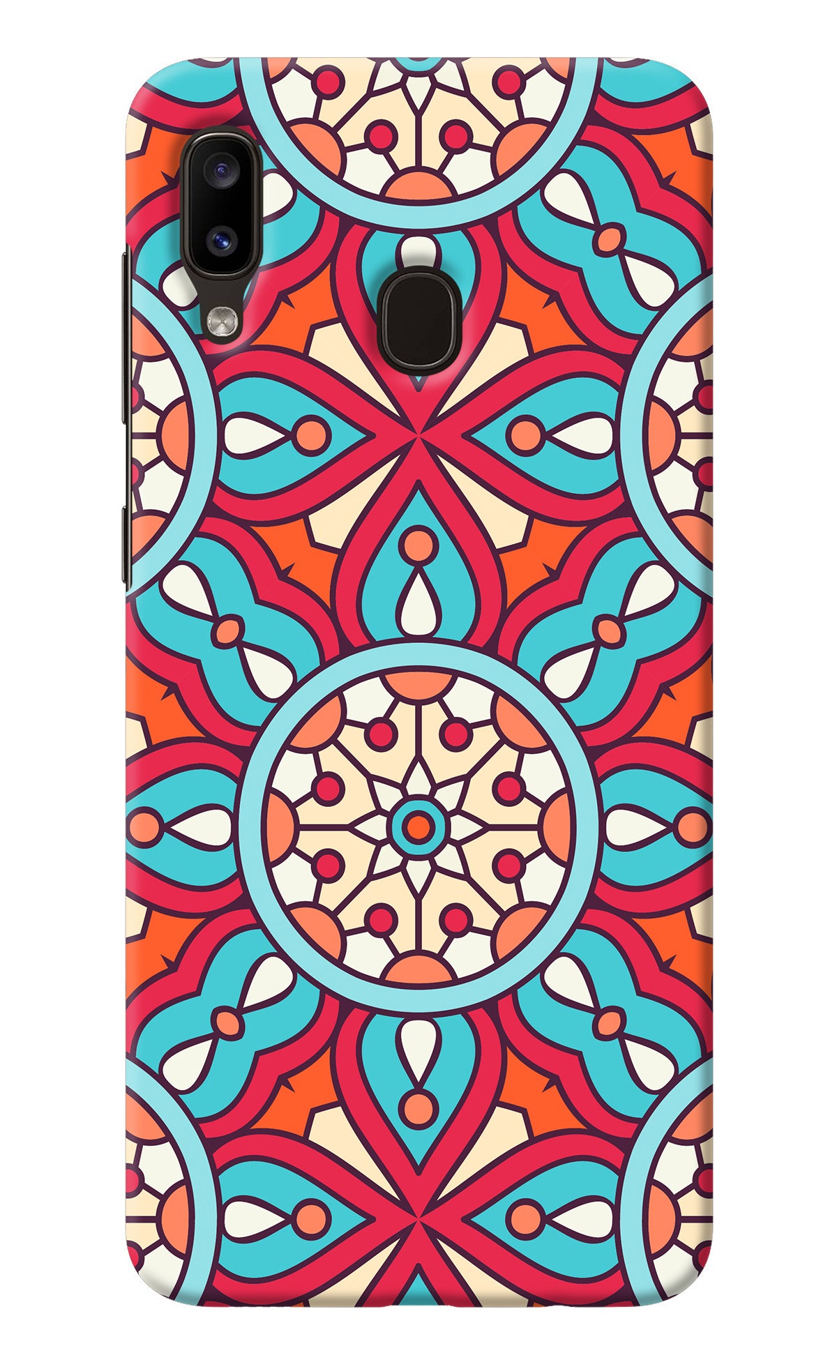 Mandala Geometric Samsung A20/M10s Back Cover