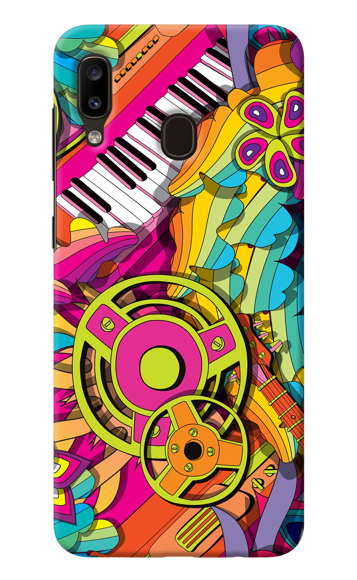 Music Doodle Samsung A20/M10s Back Cover