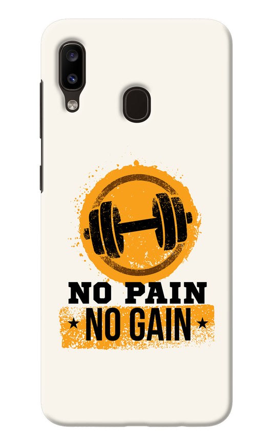 No Pain No Gain Samsung A20/M10s Back Cover