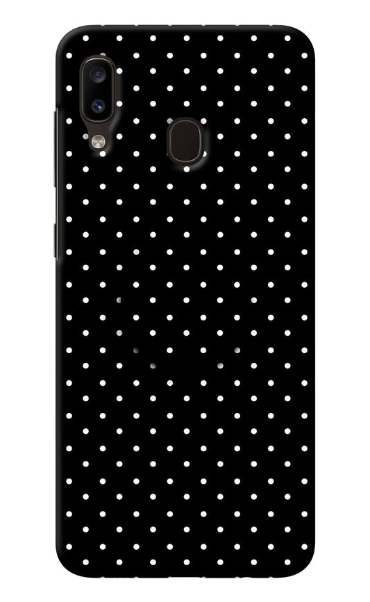 White Dots Samsung A20/M10s Pop Case